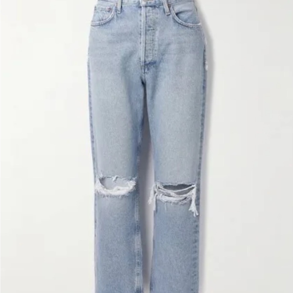 Agolde 90’s Straight Leg Distressed Jean